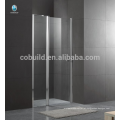 K-536 Foshan mais recente design chuveiro quarto dobradiça porta com 6 mm 8 milímetros de vidro transparente de design simples chuveiro de vidro